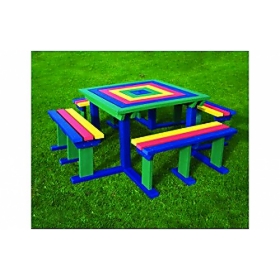 Octobrunch Recycled Plastic Picnic Bench
